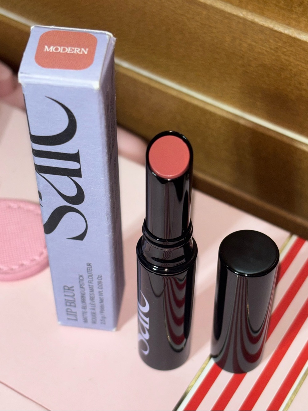 Saie Lip Blur Matte-Blurring Lipstick